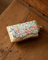 Glass Toaster Pastry Ornament - Lone Fox
