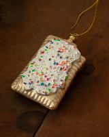 Glass Toaster Pastry Ornament - Lone Fox