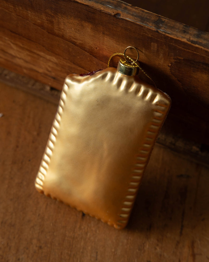 Glass Toaster Pastry Ornament - Lone Fox