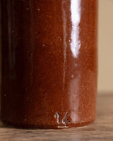 Glazed Brown Glazed Sandstone Bottle, France, Early 20th Century - Lone Fox