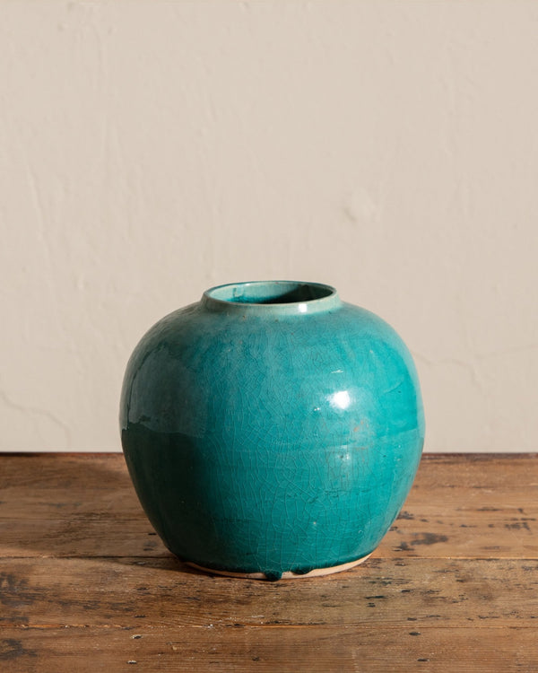Glazed Ginger Jar - Lone Fox