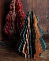 Glitter-Edged Honeycomb Paper Tree - Lone Fox