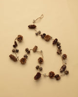 Glittery Pinecone Garland w/ Seed Pods - Lone Fox