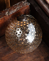 Gold Sequin Glass Ball Ornament (2 sizes) - Lone Fox