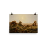 "Golden Landscape" Art Print - Lone Fox