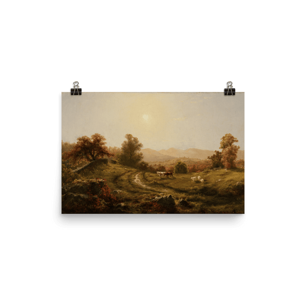 "Golden Landscape" Art Print - Lone Fox