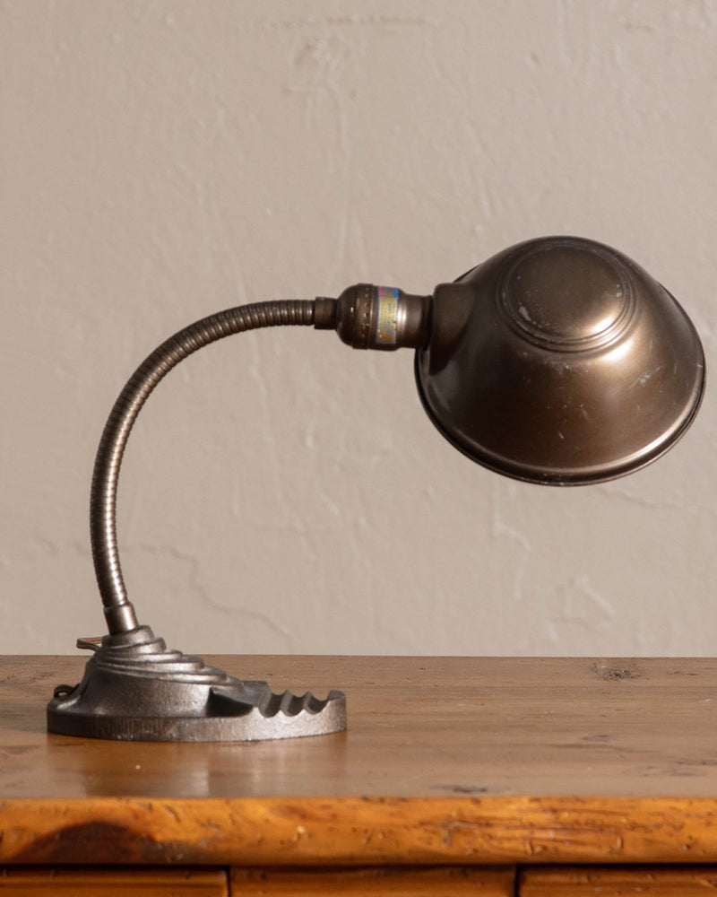 Gooseneck Bronze Desk Lamp - Lone Fox