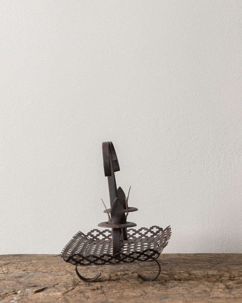 Gothic Style Iron Double Candle Holder - Lone Fox