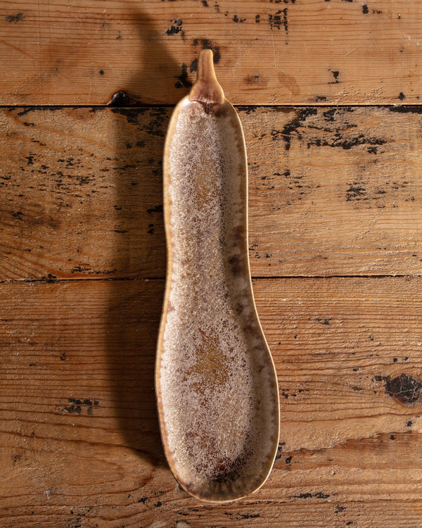Gourd Shaped Ceramic Dish - Lone Fox