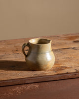 Green Ceramic Studio Pitcher Jug, 1980's - Lone Fox