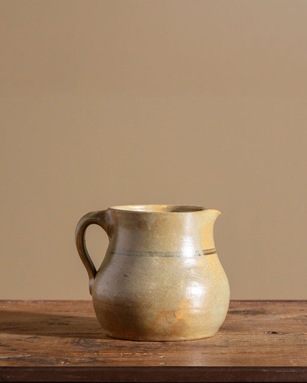 Green Ceramic Studio Pitcher Jug, 1980's - Lone Fox