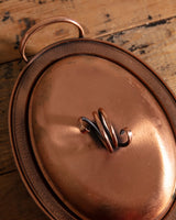 Greorgian Copper Lidded Serving Dish - Lone Fox