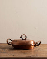 Greorgian Copper Lidded Serving Dish - Lone Fox