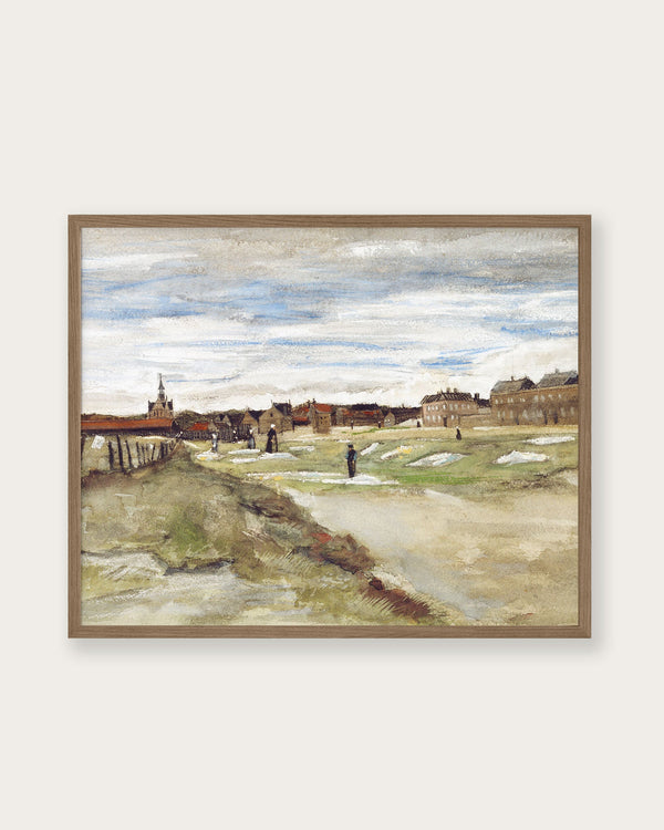 "Ground at Scheveningen" Art Print - Lone Fox