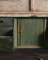 Gustavian Washed Pine Fall Front Secretary, Sweden, Dated 1842 - Lone Fox
