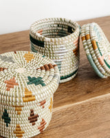 Halton Raffia Lidded Box - Lone Fox