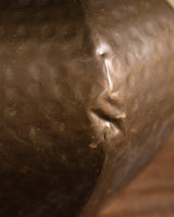 Hammered Brass Octagonal Planter w/ Tassel, 1960's - Lone Fox