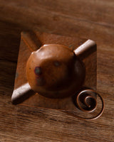 Hammered Copper Arts and Crafts Ashtray, Early 20th Century - Lone Fox
