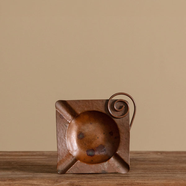 Hammered Copper Arts and Crafts Ashtray, Early 20th Century – Lone Fox