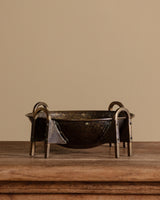 Hammered Copper & Brass Bowl, Austrian Secession Movement, 1900–1920 - Lone Fox