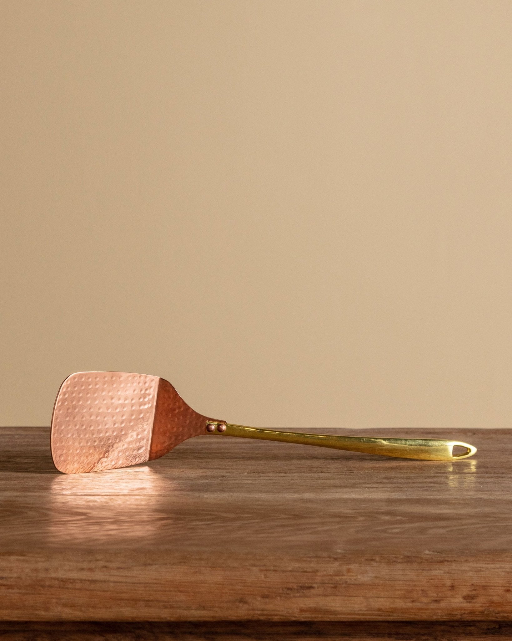 Hammered Copper & Brass Spatula – Lone Fox