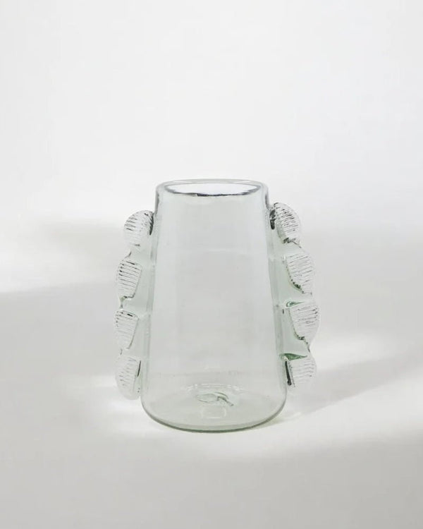 Hand Blown Clear Betta Vase - Lone Fox