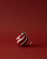 Hand Blown Glass Candy Cane Ornament - Lone Fox