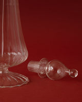 Hand Blown Glass Spiraled Decanters - Lone Fox