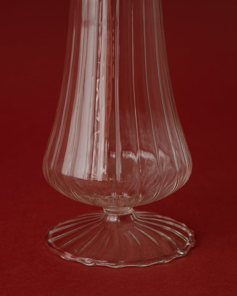 Hand Blown Glass Spiraled Decanters - Lone Fox