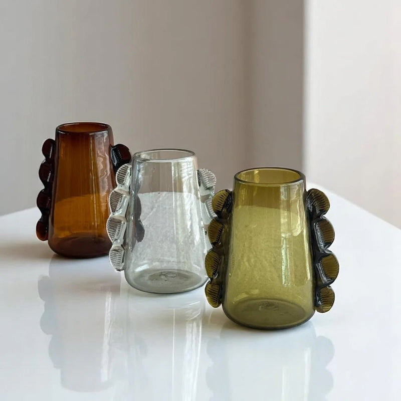 Hand Blown Green Betta Vase - Lone Fox