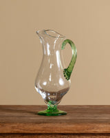Hand Blown Green Glass Pitcher, Mexico, 1960's - Lone Fox