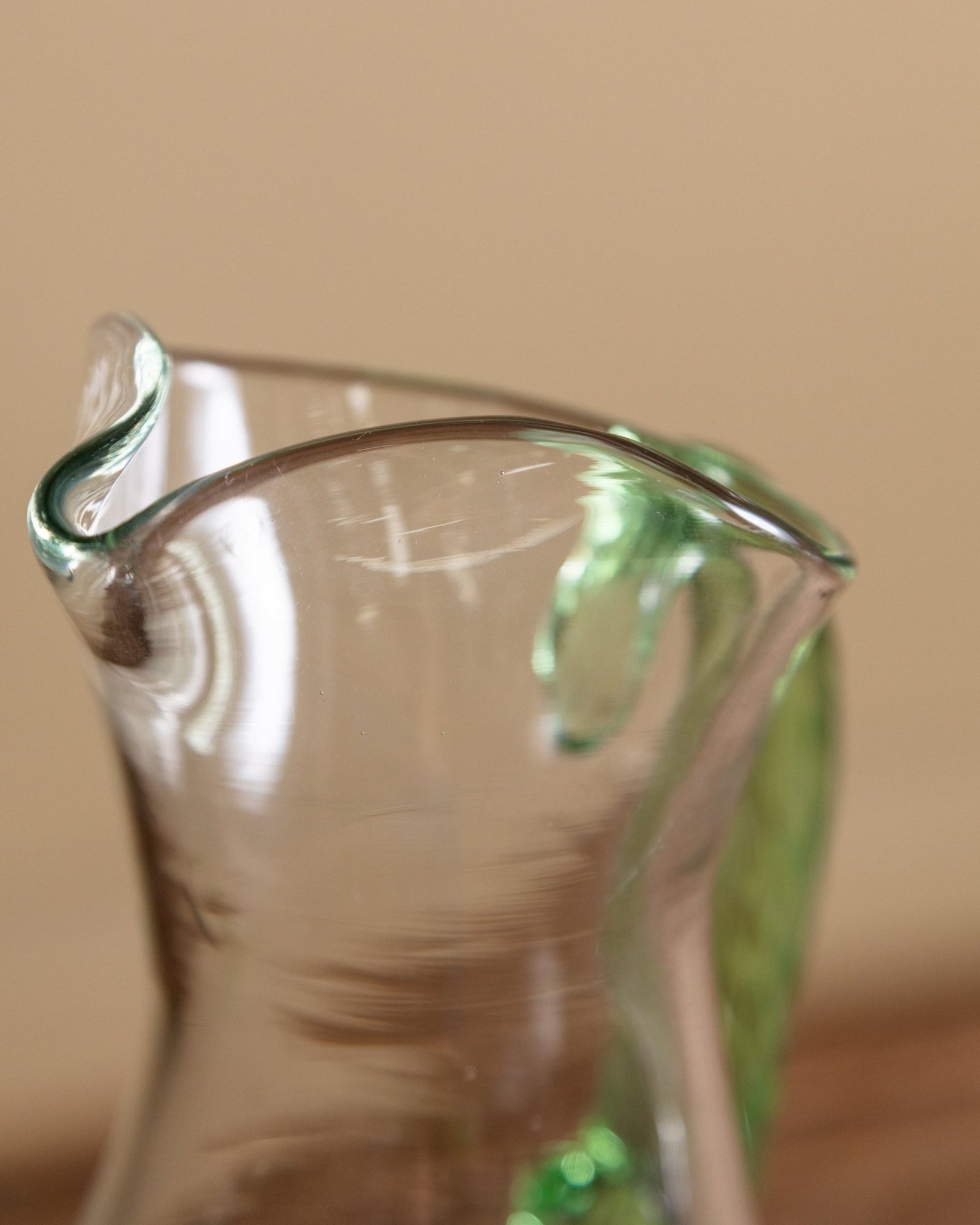 Hand Blown Green Glass Pitcher, Mexico, 1960's – Lone Fox