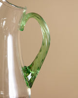 Hand Blown Green Glass Pitcher, Mexico, 1960's - Lone Fox