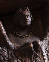 Hand Carved Neo - Baroque Wall Shelves w/ Angels (pair) - Lone Fox