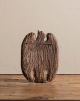 Hand Carved Wooden Bird & Crest Wall Hanging - Lone Fox