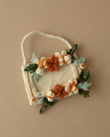 Hand Felted Photo Frame Ornaments - Lone Fox