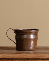 Hand Forged Copper Vessel with Handle, Europe, 19th Century - Lone Fox