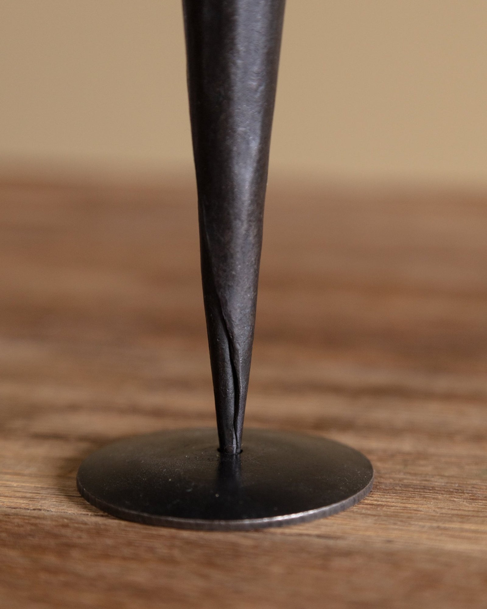 Hand Forged Iron Cone Candle Holder – Lone Fox
