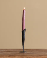 Hand Forged Iron Cone Candle Holder - Lone Fox