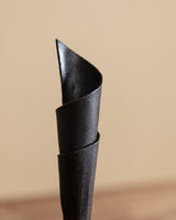 Hand Forged Iron Cone Candle Holder - Lone Fox