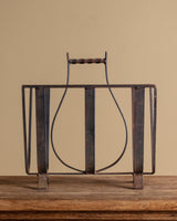 Hand-Forged Iron Magazine Rack, Netherlands, 1950s - Lone Fox