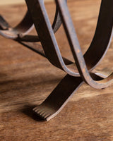 Hand-Forged Iron Magazine Rack, Netherlands, 1950s - Lone Fox