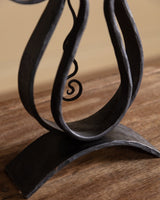 Hand Forged Iron Mantle Clock - Lone Fox