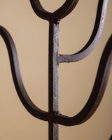 Hand Forged Metal Coat Tree w/ Torch Cut Birds, 1970's - Lone Fox