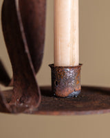 Hand-Forged Metal Ribbon Hanging Candle Holder - Lone Fox