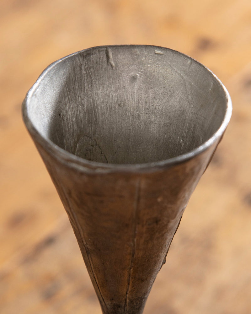 Hand Forged Pewter Chalice - Lone Fox