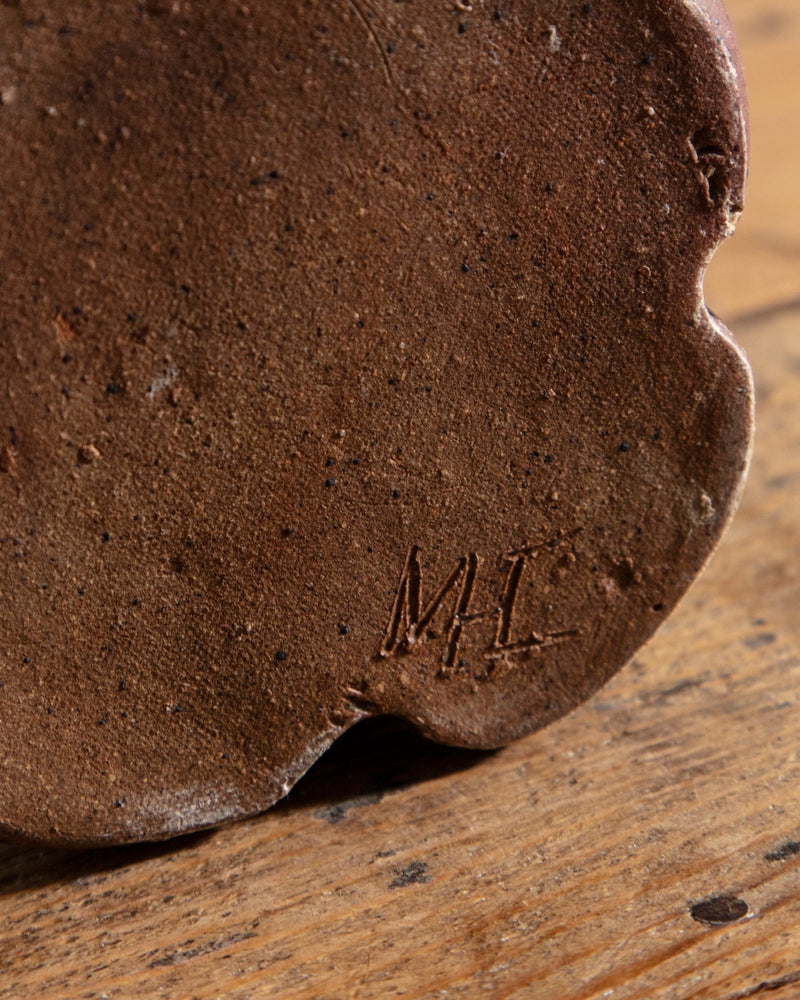 Hand Formed Abstract Studio Creamer, Signed - Lone Fox