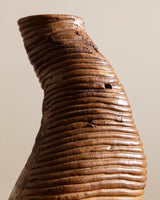 Hand Formed Studio Coil Sculpture - Lone Fox