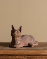 Hand Formed Terracotta Cat Sculpture, Mexico, 1960's - Lone Fox