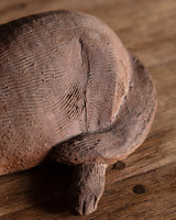 Hand Formed Terracotta Cat Sculpture, Mexico, 1960's - Lone Fox
